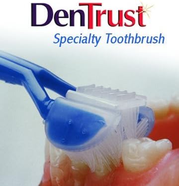 6 PACK :: DenTrust 3-Sided Toothbrush :: Specialty Toothbrush for AUTISM &amp; Special Needs :: Autistic ASD :: Made In USA by DenTrust Toothbrush
