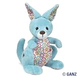 Webkinz Springy Kangaroo with Trading Cards