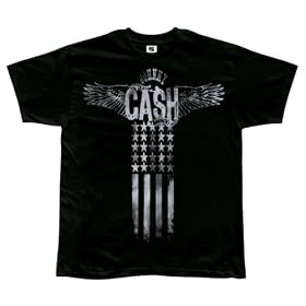 Johnny Cash - Flag & Wings T-Shirt