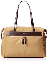 Knomo Luggage Knomo Mayfair Nylon Curzon 15-Inch Shoulder Tote, Khaki, One Size
