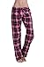 CYZ Women's 100% Cotton Flannel Plaid Pajama/Lounge Pants