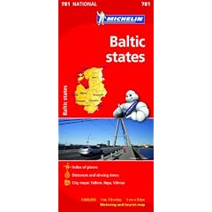 Baltic States (Michelin National Maps)