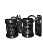 Two Black Ion Detox Round Arrays for Detox Aqua Spa