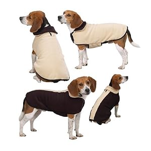 Brown Fleece Jackets for Dogs