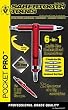 Sabertooth Ratchet Pro Screwdriver with Double-end Bits Red