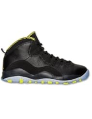 Shoes: NIKE AIR JORDAN RETRO 10 MENS Black-Venom-Green-310805-033 sz 7.5