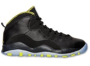 NIKE AIR JORDAN RETRO 10 MENS Black-Venom-Green-310805-033 sz 7.5