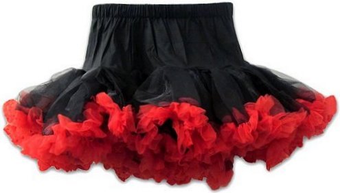 Hell Bunny Black and Red Petticoat
