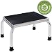 Vaunn Medical Foot Step Stool 350lbs Heavy-Duty Welded Steel Legs, Fully Welded Single Construction Frame, Anti-Skid Rubber Platform