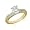 0.80 Ct Cushion Cut Diamond Vintage Engagement Ring Pave 14K GOLD SI2 GIA-14YG
