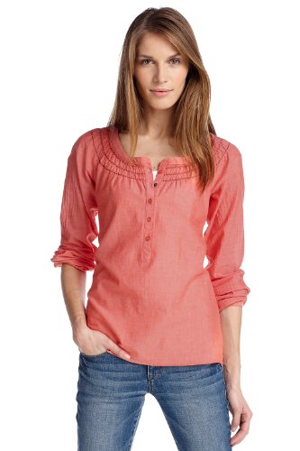 ESPRIT Damen Bluse A21302, Gr. 42, Orange (california orange 810) Preisvergleich