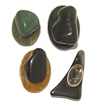 Abundance Set 06 Stone 8 Green Aventurine Yellow Citrine Black Jet S