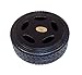 Desktop Tire & Rim Pen Holder with Free Standing Nickel Plated Black Ink Pen (Blue Ink).