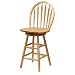 Winsome Wood 24-Inch Windsor Swivel Seat Bar Stool, Natural