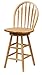 Winsome Wood 24-Inch Windsor Swivel Seat Bar Stool, Natural
