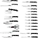 Kitchen & Housewares : Ronco 20-Piece Knife Set w/ Rocker KN1022BLGEN