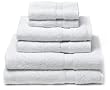 Pike Street 725-Gram 100-Percent Egyptian Cotton 6-Piece Towel Set, White