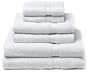 Pike Street 100% Egyptian Cotton 725-Gram 6-Piece Towel Set, White