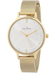 Skagen Womens SKW2150 Klassik Analog Display Analog Quartz Gold Watch