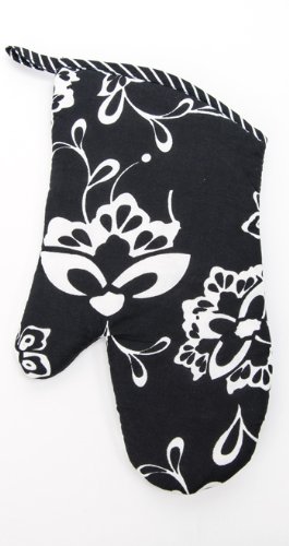 Flirty Aprons Oven Mitt, Sassy Black