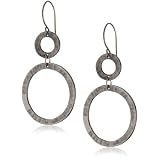 Sparkling Sage Double Circle Gunmetal Tone Ear