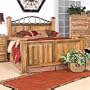 Eastern King Kush Furniture Big Sur Poster Bed in Pine Finish