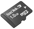 1 GB SanDisk MicroSD TransFlash Memory Card (Bulk)