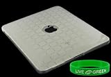 Clear Grid Design Crystal Skin TPU Case for Apple iPad
