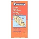 Michelin Road Map No. 563 Toscana - Umbria - Lazio - Marche - Abruzzo (Italy)