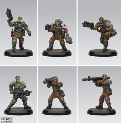 Rackham - RBRE04 - At43 - Figurine De Collection - Red Block - Attachment Box - Rpg Soldaty