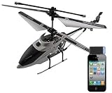 Silver Mini Helicopter Controlled by iPhone, iPod Touch, iPad Silver Mini Helicopter Controlled by iPhone, iPod Touch, iPad