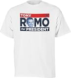 Tony Romo Dallas Cowboys ''For President'' T-Shirt
