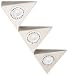 Isotronic 50442 UNTERBAULEUCHTE TOUCH DOWNLIGHT SET TRIANGLE 3X20W