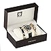 Anne Klein Women's AK/1938GBST Premium Crystal Analog Quartz Black Watch Set