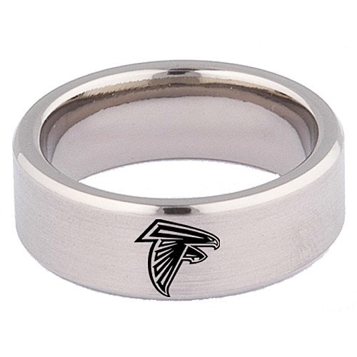 Team Titanium Atlanta Falcons Logo Ring 8