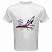 Men's Customized DOLLAR MONEY FINANCE GLOBAL 100% Cotton White T-shirt