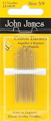 Cotton Darners Hand Needles-Size 3/9 12/Pkg