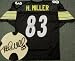 Heath Miller Autographed/Hand Signed Steelers Black Jersey