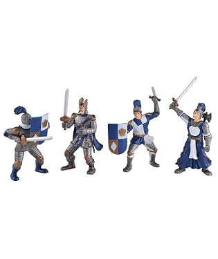 Royal Knight Figures - 4 Pack