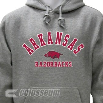 Buy Arkansas Razorbacks Campus Yard Hooded Sweatshirt by Colosseum