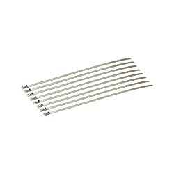 DEI 010201 8" Stainless Steel Locking Ties - Pack of 8