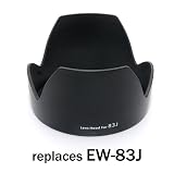 EasyFoto Lens Hood for Canon Canon EF-S 17-55mm f/2.8 IS USM lens, replaces EW-83J