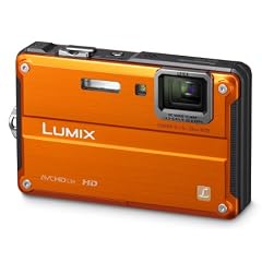 Panasonic Lumix DMC-FT2EG-D Digitalkamera (14 Megapixel 4-fach opt. Zoom, 6,8 cm Display, Bildstabilisator, 10m wasserdicht) orange