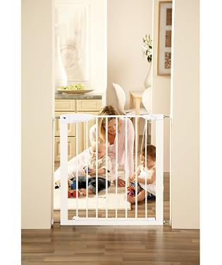 Mothercare Easy Close Metal Safety Gate - White Metal