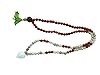 Green Jade Heart Chakra - Ganesha Rudraksha Prayer Beads Yoga Japa Mala 108 + 1