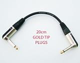 Warwick 20 Rockcable Rock cable Patch Lead Patch Cable Angled Gold Tips