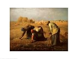 The Gleaners Fine Art Poster Print by Jean-Francois Millet, 32x24