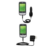 Essential Kit for the HTC P4350 - includes Car and Wall Charger with Rapid Charge Technology - Gomadic Brand w/ TipExchange Technology