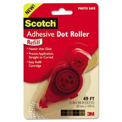 MMM6055R-Scotch 6055R - Adhesive Dot Refill, .3 in x 49ft