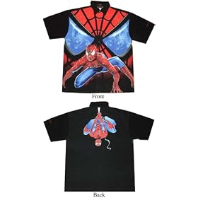Official Spiderman Button Down Dress Shirt Size Medium